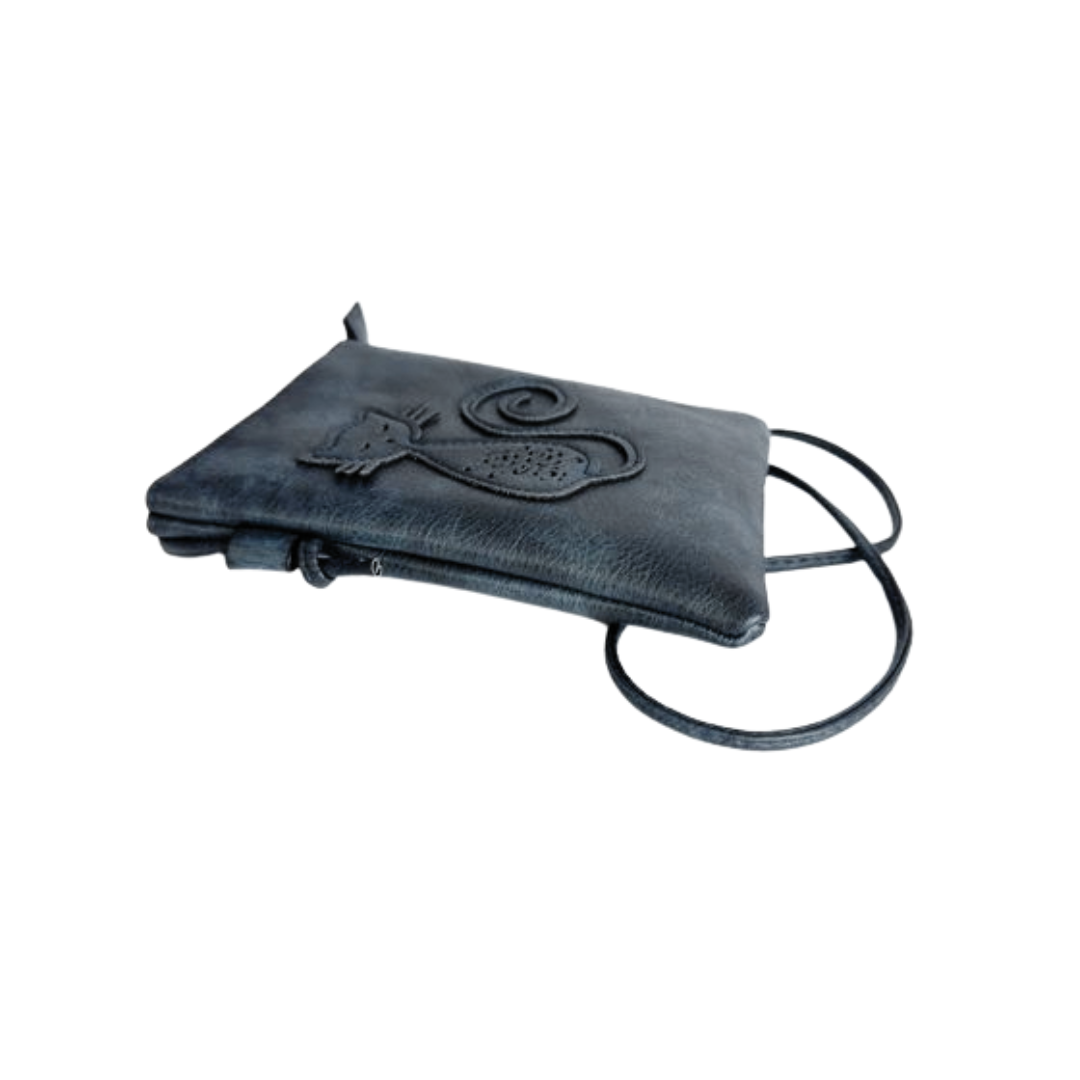 Sac à Main Brodé Tendance Avec Imprimé Chat - Sac Bandoulière Léger Et Imperméable - Pour Femme - 2