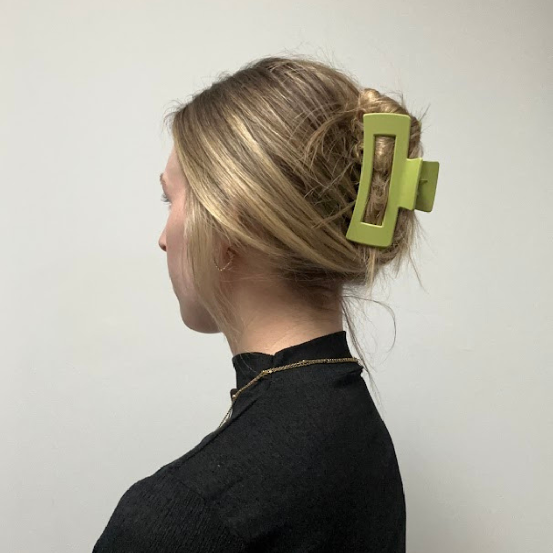 Lot De Pinces à Cheveux Colorées DANI – Jaune Et Vert, Parfaites Pour Une Touche Fun